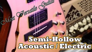 Video thumbnail for Most Versatile Guitar : CARVIN AE185 Acoustic & Electric ~ Semi-Hollow by The Tone King