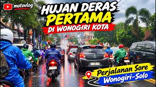 Download lagu Motovlog 381 Wonogiri Kota Hujan Deras, Perjalanan Sore ke Kota Surakarta mp3
