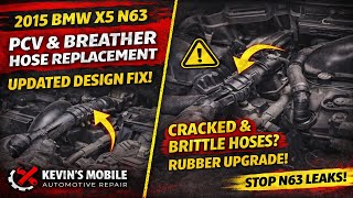 🔧 2014–2018 BMW X5 50i (N63) PCV & Breather Hose Replacement DIY