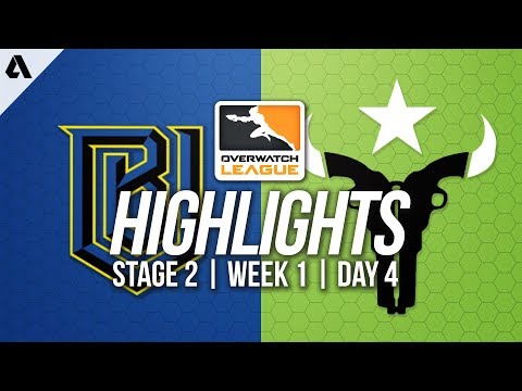 Boston Uprising vs Houston Outlaws | Overwatch League Highlights OWL Stage 2 Week 1 Day 4
