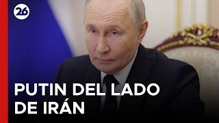 🚨 RUSSIA | Putin backs Iran amid war