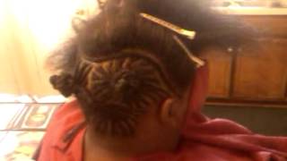 preview picture of video 'Cornrows on Natural Hair...www.StylesByKennycoo.com..Styles Created 2 Help N Hair Growth'