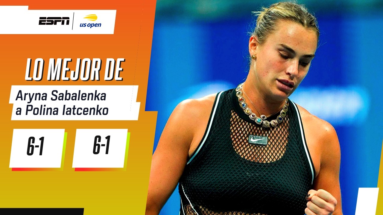 SABALENKA SIGUE EN EL US OPEN CON UNA TRANQUILA VICTORIA PARA AVANZAR DE RONDA | RESUMEN