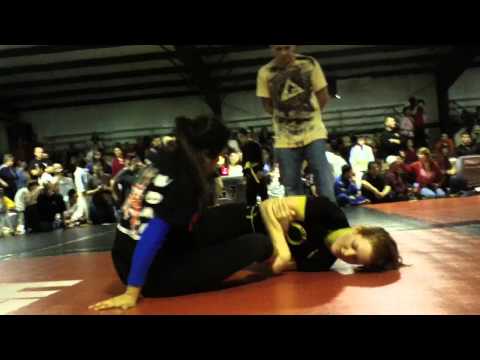 Danielle Alvarez X Lara Hallock 2012 F2W & WGC - Alvarez BJJ Arlington TX