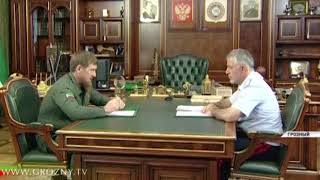 Рамзан Кадыров встретился с министром внутренних дел по ЧР Русланом Алхановым