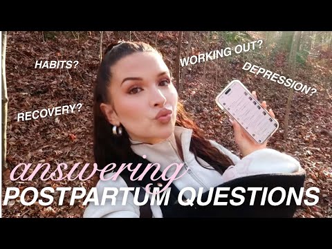 POSTPARTUM Q&A| how I "bounced back", postpartum depression, breastfeeding, workout routine, & more!