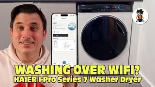 Washing Clothes Over WIFI - SMART Washer Dryer - Haier I-Pro Series 7+ HWD100BD14979NUK