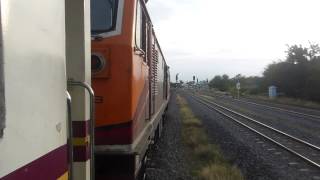 preview picture of video 'Arrived to Ayutthaya Railway Station on rapid #112. GE CM22-7i #4535 (23/11/2013)'