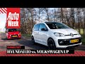 Hyundai i10 vs. Volkswagen Up - AutoWeek Dubbeltest - English subtitles
