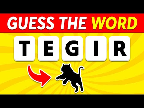 Guess The WORD From SCRAMBLED LETTERS 📚🧠🤔 | Scrambled Word Quiz