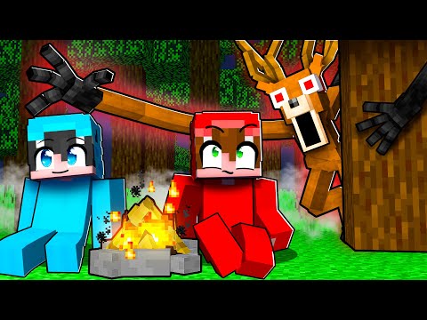 Pasamos 99 NOCHES en el BOSQUE en Minecraft!