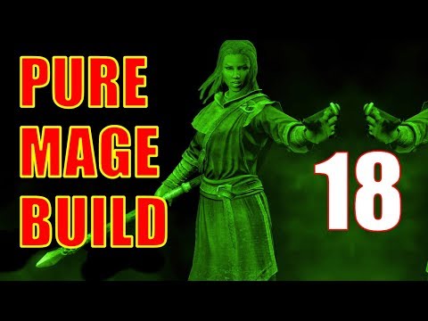 Skyrim Pure Mage Walkthrough NO WEAPONS NO ARMOR Part 18 - Brouhaha at the Ironbind Barrow