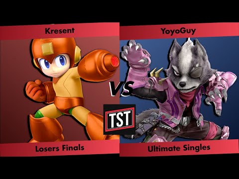 TST #33 Losers Finals - Kresent (Mega Man) Vs. YoyoGuy (Wolf) Smash Ultimate - SSBU