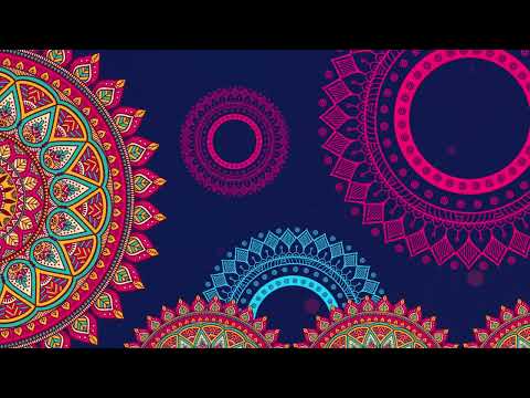 Abstract Ethnic Mandala Vj Loop || Motion Background || Free Animated Mandala background