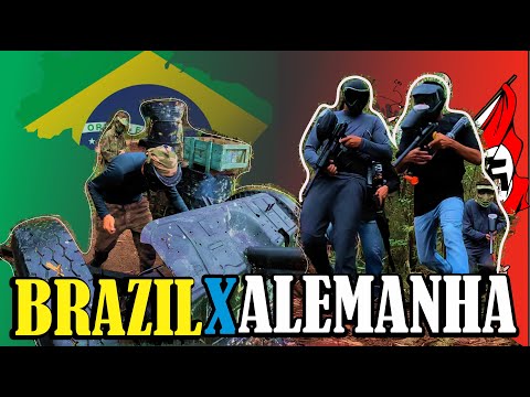 Brasil X Alemanha - Paintball Real Action -