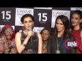 Dia Mirza During Walk Ramp LFW 2015