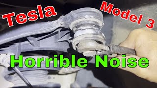 Tesla Model 3 Suspension noise, how to fix it for free
