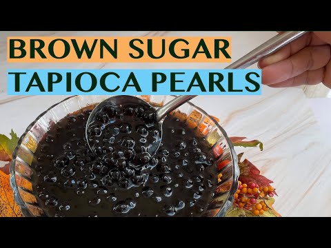 HOW TO COOK PERFECTLY SOFT AND CHEWY BROWN SUGAR TAPIOCA PEARLS