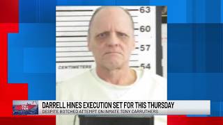 TN in Ten 8-11-26: Darrell Hines' execution on schedule for this week