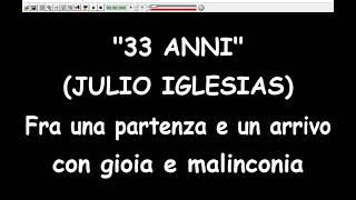 Julio Iglesias - 33 Anni  (Karaoke  Devocalizzata)