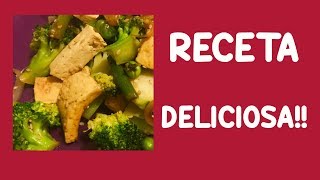 Receta: Tofu con Ajos Tiernos