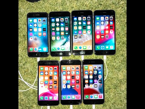 iPhone 6s on IOS 9 - IOS 15 - Boot up Test