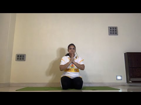 Preksha dhyan Yoga introducing chandra namaskar 20.5.20