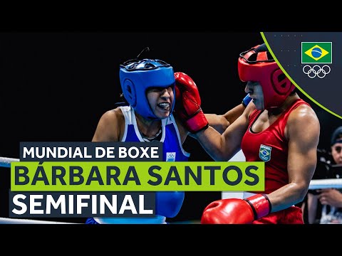 MUNDIAL DE BOXE FEMININO 2023 - Bárbara dos Santos (70kg) é bronze no Mundial de Boxe, na Índia