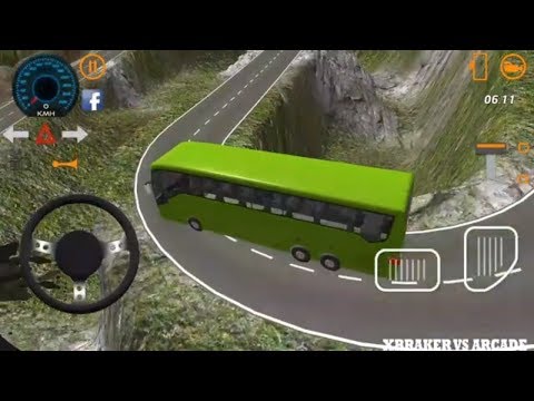 Bus Hill Climbing Simulator 2019 | Offroad New Bus Unlocked Green Color - Android GamePlay HD