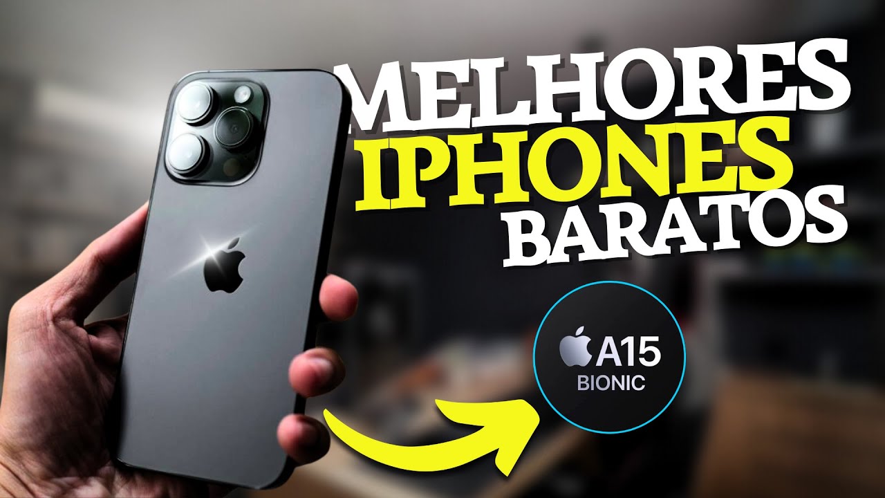 TOP 5 MELHORES IPHONES CUSTO BENEFICIO em 2024 (IPHONES BARATOS)