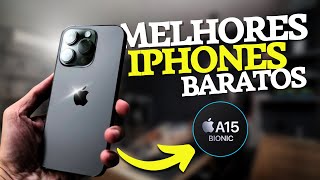 TOP 5 MELHORES IPHONES CUSTO BENEFICIO em 2024 (IPHONES BARATOS)