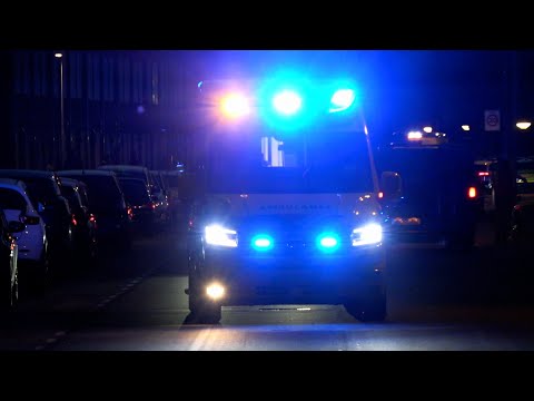 A1, Otaris CR Ambulance 02-143 Leeuwarden vanaf barbecue incident naar het MCL