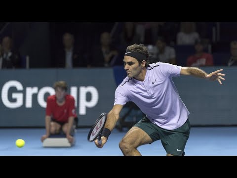 Basel 2017 R1 - R.Federer vs F.Tiafoe Highlights