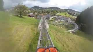 preview picture of video 'Wiegand Alpine Coaster Bärenbob Grafenau 2014 Onride POV'