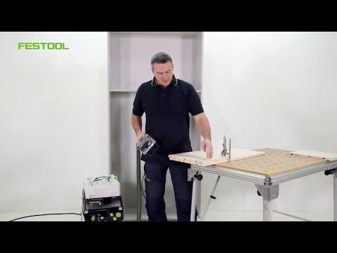 Festool TV. Выпуск 121 - Разъёмные соединители DOMINO. Соединение средней стенки