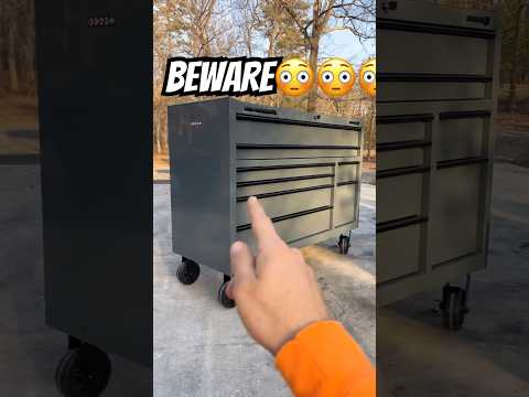 DO NOT BUY HARBOR FREIGHT TOOL BOXES TIL YOU SEE THIS PROBLEM 😳