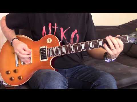 Guns N' Roses - Rocket Queen Tokyo 92 (guitar cover) with Gibson Slash VOS Aged & Signed!!