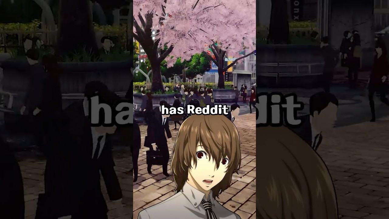 Persona 5 Akechi has REDDIT on his phone