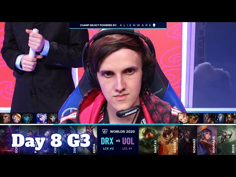 DRX vs UOL | Day 8 Group D S10 LoL Worlds 2020 | DRX vs Unicorns of Love - Groups full game