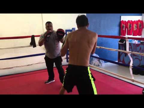 Mario Barrios on the mitts