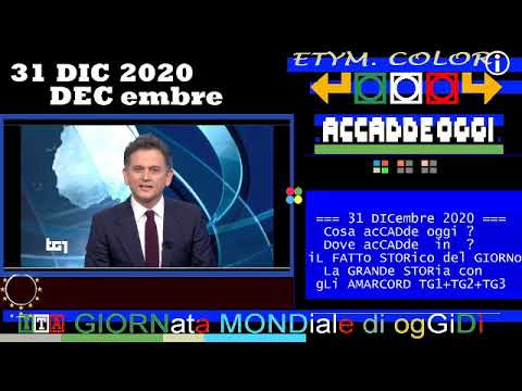 TG1 sera, GioveDì 31 DICembre 2020: intervento del CSM sul processo Regeni, relazioni ITALIA-EGITTO