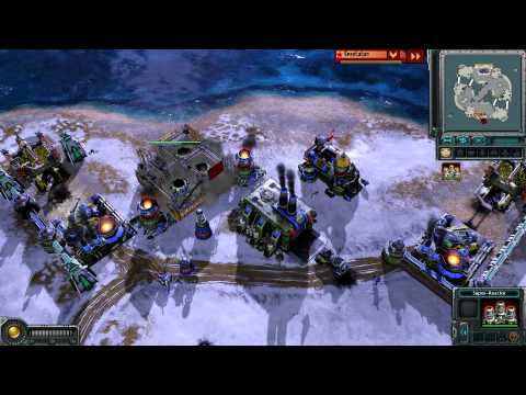 JulzzZ(E) vs SGBlue(S) - Snow Plow - Red Alert 3