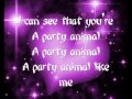 PARTY ANIMAL Akon ft. David Guetta (LYRICS ON ...