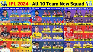 IPL 2024 All Team Squad - IPL 2024 All Team New Players List