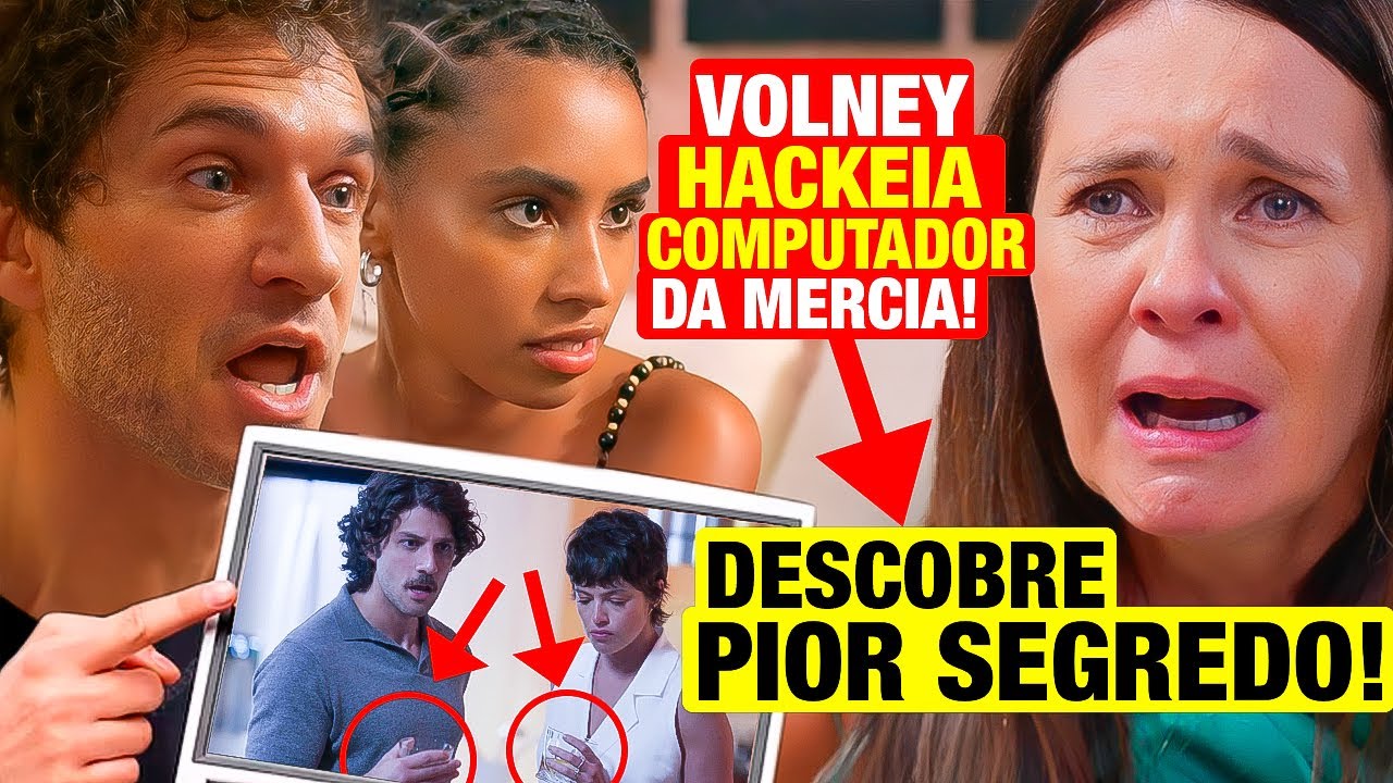 MANIA DE VOCÊ: Volney HACKEIA COMPUTADOR da Mércia e DESCOBRE SEGREDO CHOCANTE! Resumo capítulo hoje