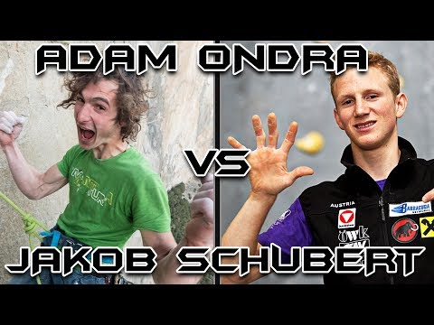 Adam Ondra vs Jakob Schubert - Climbing Comparison