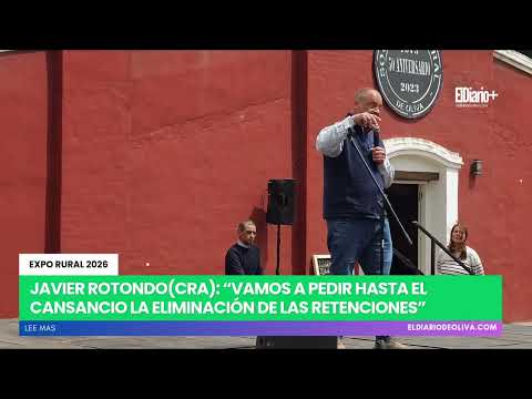 Javier Rotondo (CRA) pasó por Oliva y dejó definiciones: Argentina no necesita un salvador
