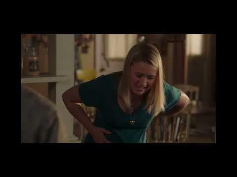 His ￼reaction when she said my water broke I'm in labor and when he walked over to the ￼neighbors.