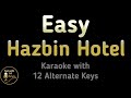 Hazbin Hotel Easy Karaoke Instrumental Lower Higher Male Original Key