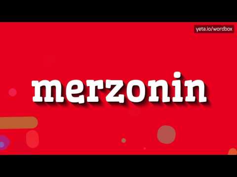 HOW TO PRONOUNCE MERZONIN?